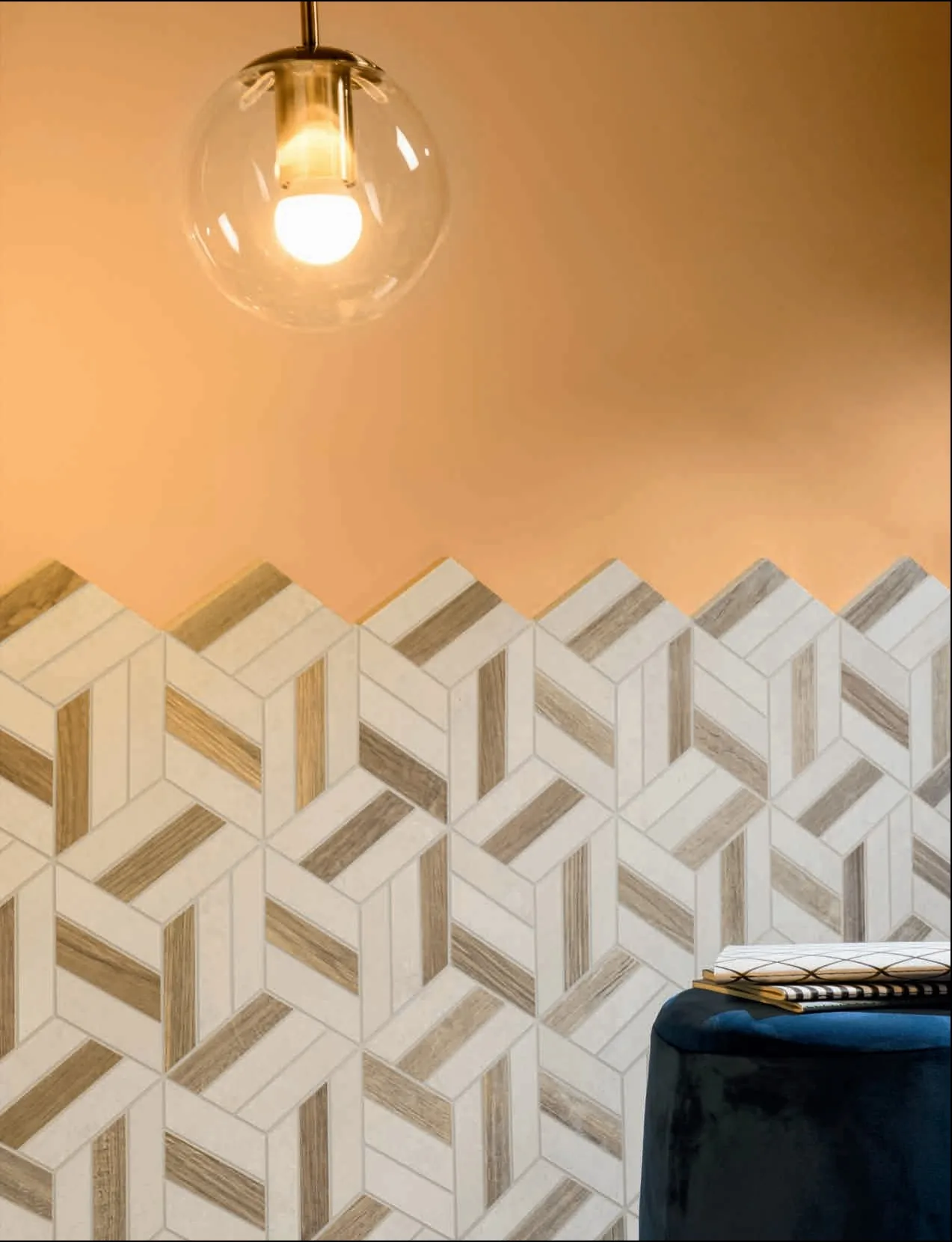 Elios Ceramica · Brooklyn White · Raumbeispiel