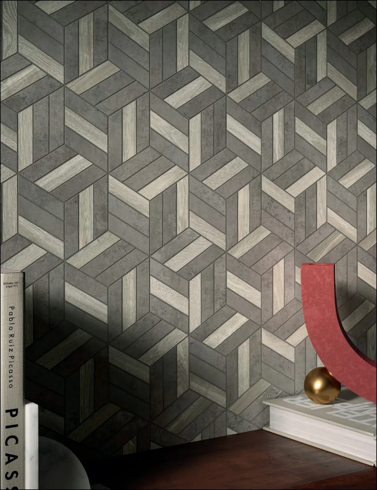 Elios Ceramica · Brooklyn Dark · Raumbeispiel