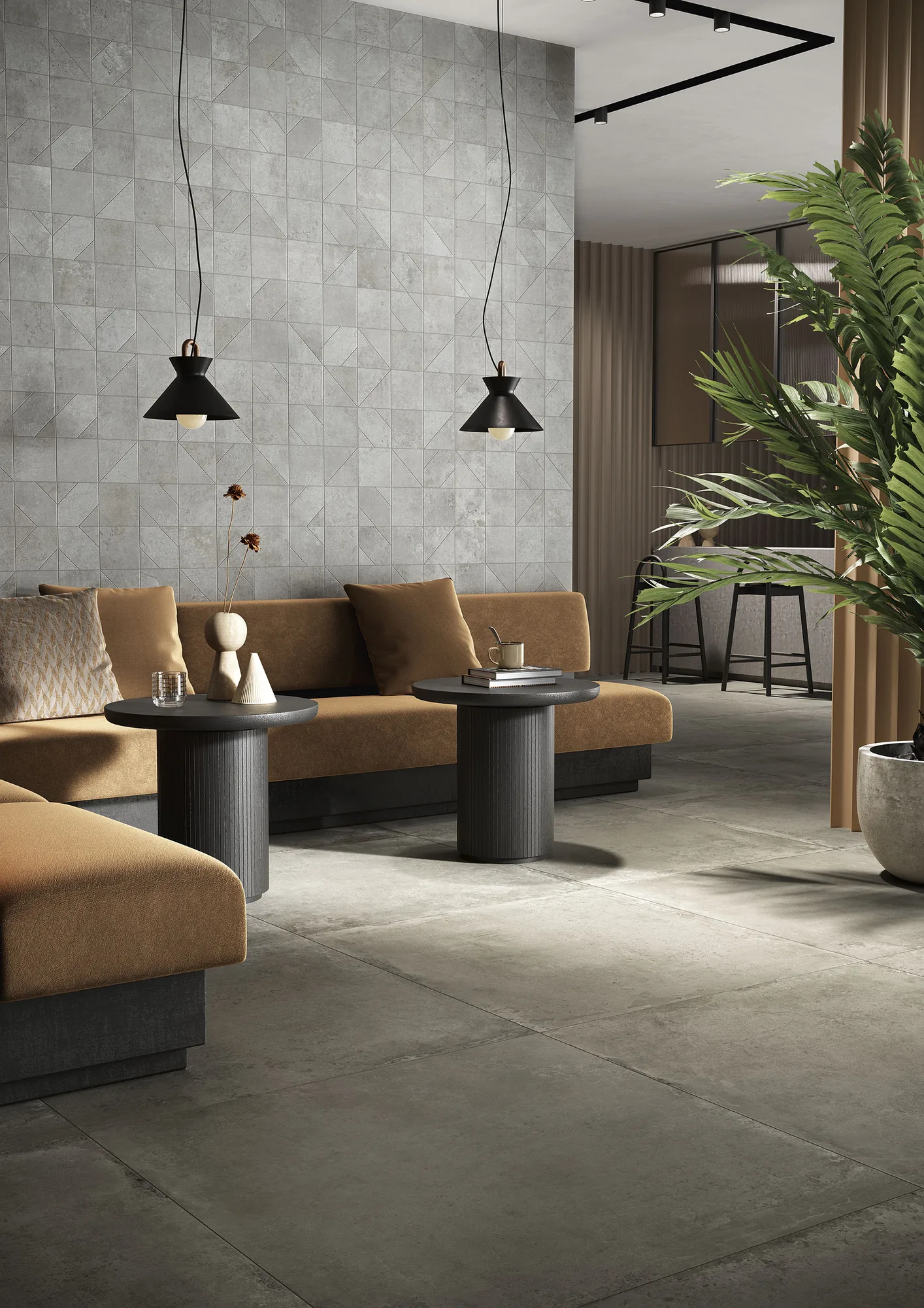 Elios Ceramica · Brooklyn Dark · Raumbeispiel