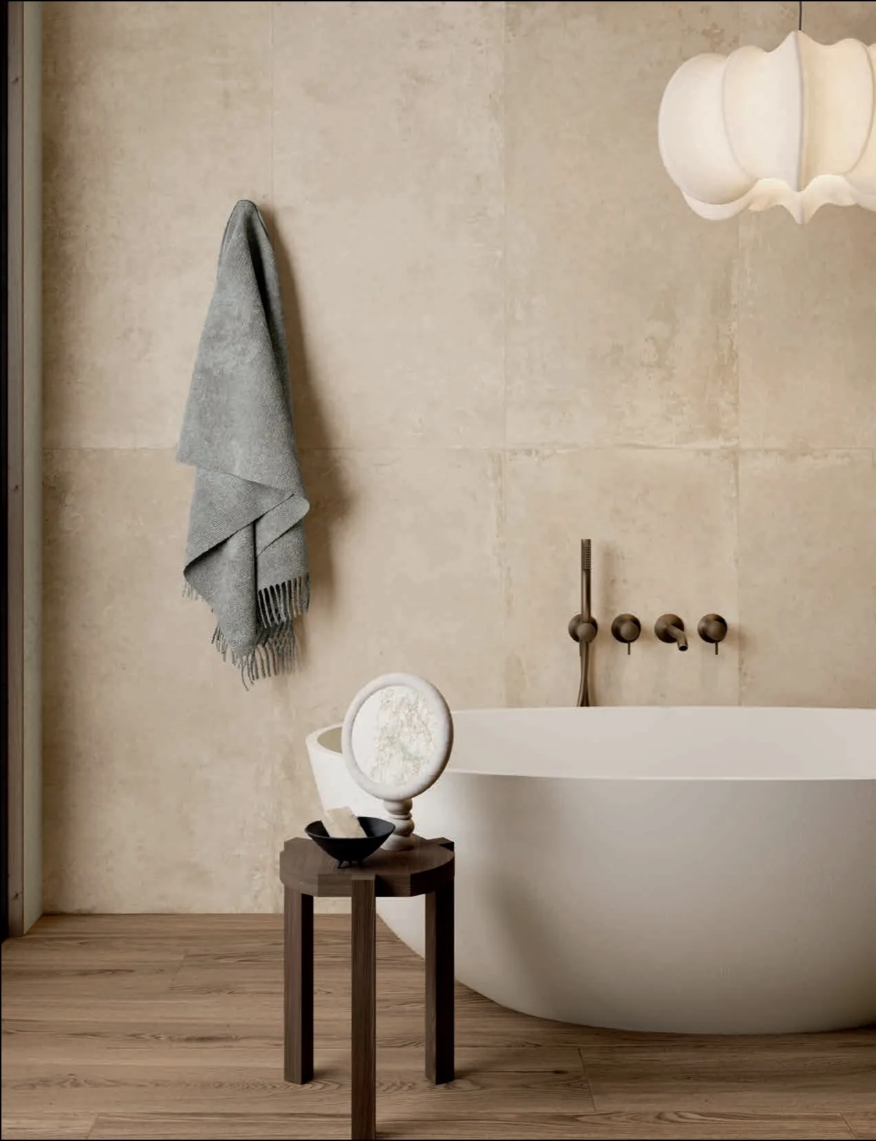 Elios Ceramica · Brooklyn Gold · Raumbeispiel
