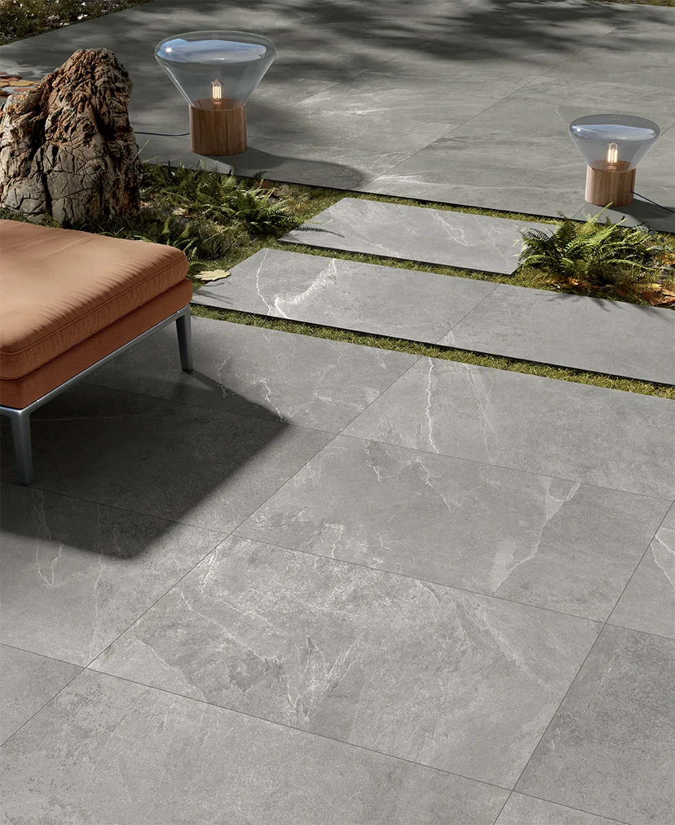 Elios Ceramica · Dolomiti Grigio · Raumbeispiel