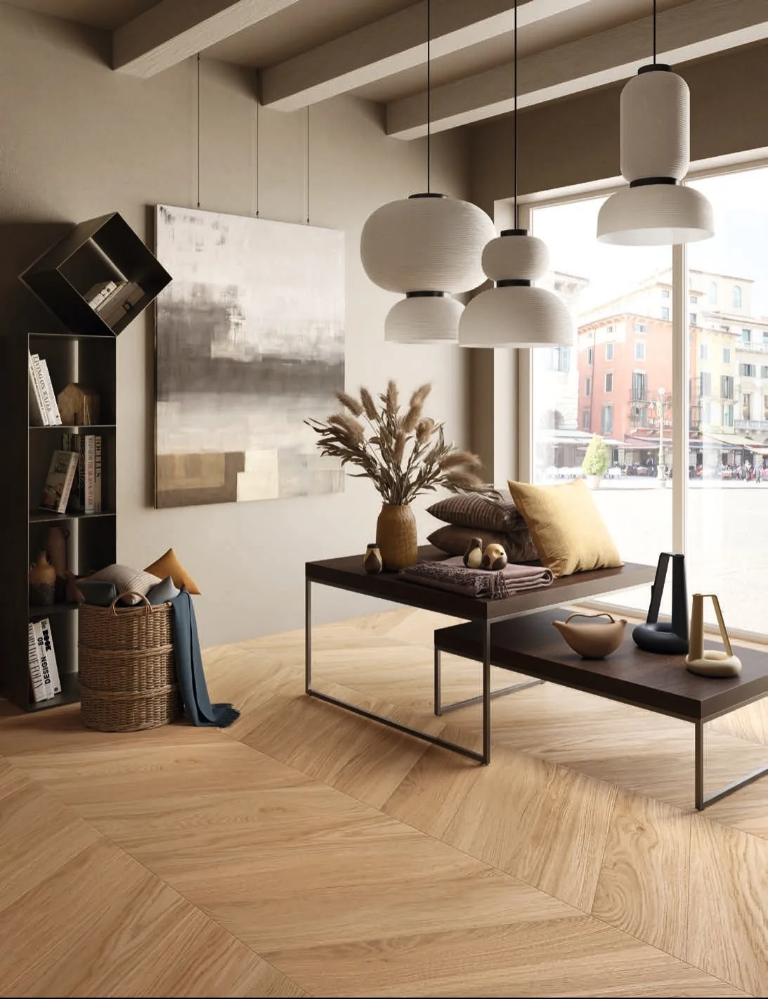 Elios Ceramica · Yosemite Honey · Raumbeispiel