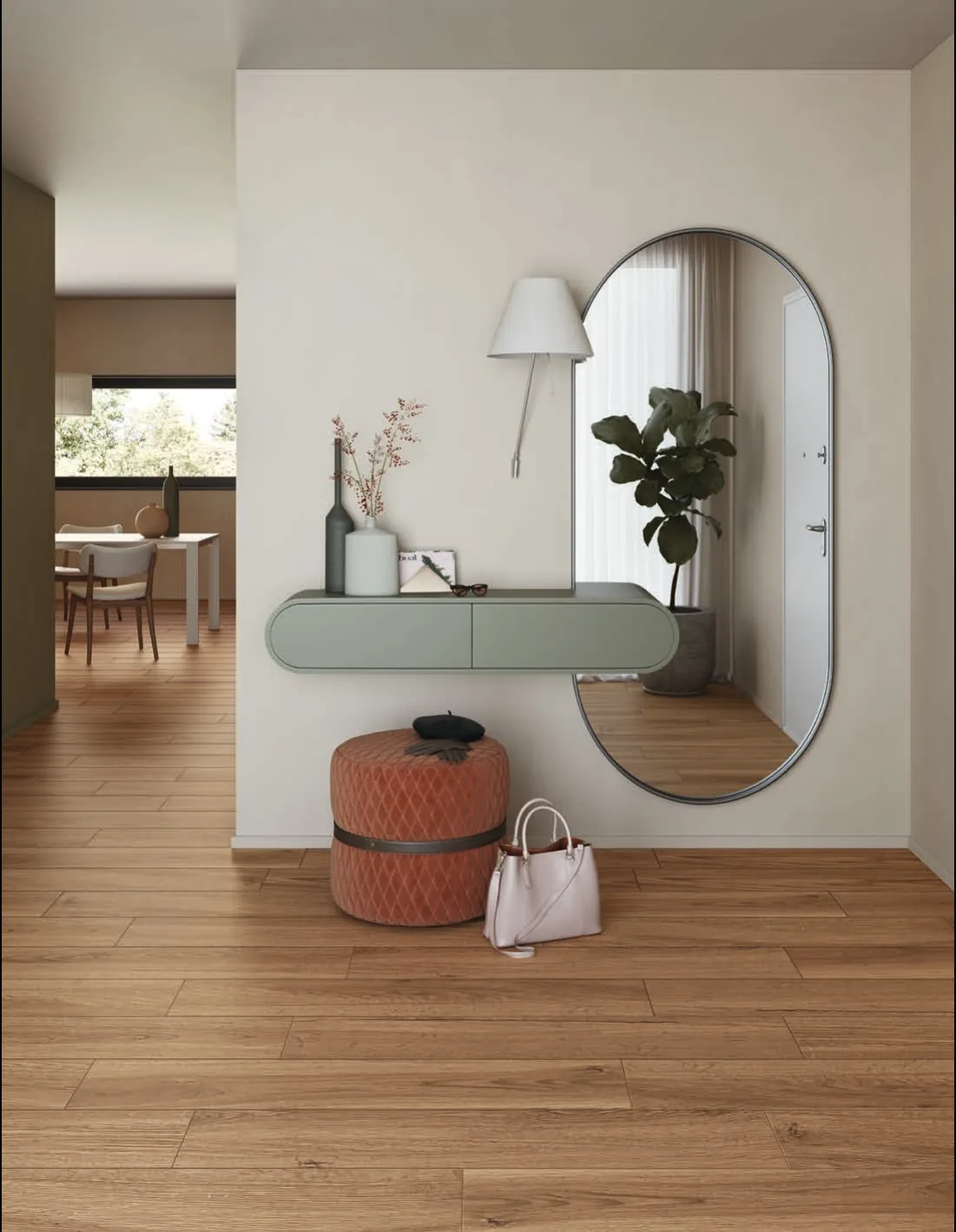 Elios Ceramica · Yosemite Amber · Raumbeispiel