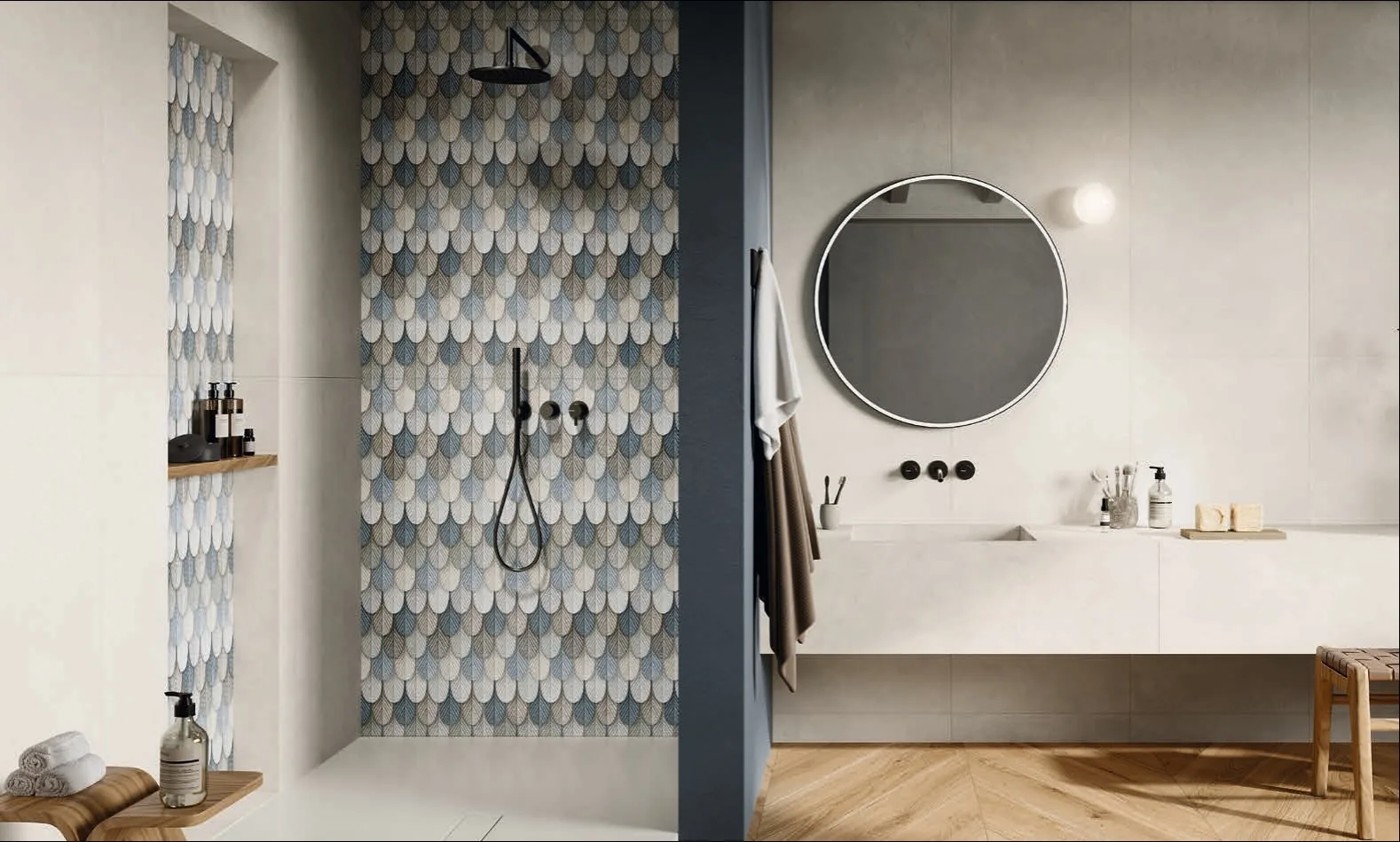 Elios Ceramica · Yosemite Honey · Raumbeispiel